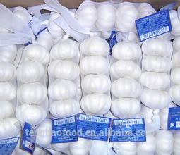 New Crop 5cm-6.5cm 20kg mesh bag pure white and normal white fresh garlic