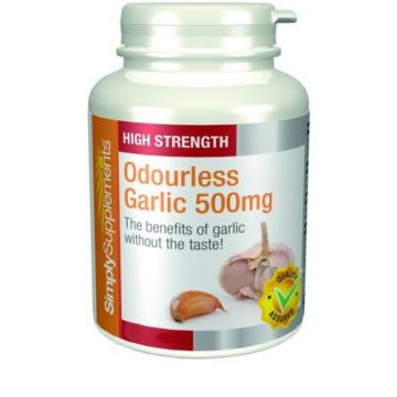 SimplySupplements Garlic 500mg 360 Capsules (S602)