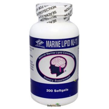 Marine Lipid Concentrate Omega-3,6,9 Fish Oil+Flaxseed+Garlic+Ginkgo 200 SGels