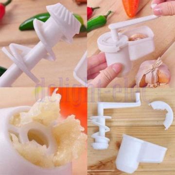 Multifunctional Garlic Ginger Crusher Grinder Press Rotate Kitchen Gadget DE
