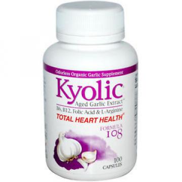 Kyolic Aged Garlic Extract Homocysteine Formula 108 - 100 Capsules