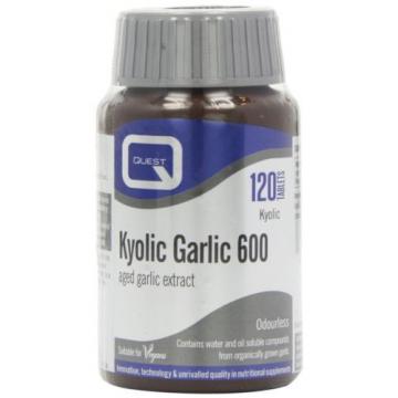 Quest Kyolic Garlic 600mg - 120 Tablets 120tabs NEW
