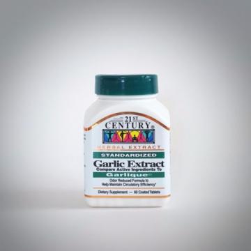 21st Century Vitamins Garlic Extract (Odor Reduced) - 60 Tablets
