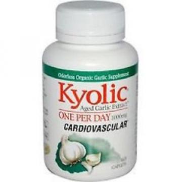 Wakunaga - Kyolic,Aged Garlic Extract,One Per Day,Cardiovascular,1000mg,60 Cap