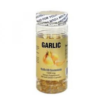 NuHealth Garlic Oil Concentrate, (300 Softgels / 1500 MG)