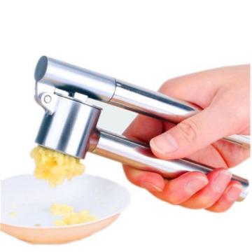 High End Professional Grade Stainless Steel Easy to Use and Clean Garlic Press