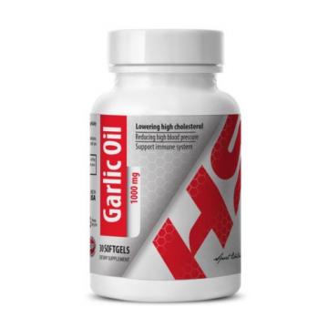 Garlic Oil - 1000MG GARLIC OIL - Powerful Immune System Support - 1 Bottle 30 Ct