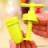 Plastic Garlic Press Crusher Masher Home Kitchen Slicer Squeezer Cleaning Tool #2 small image