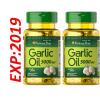 Garlic Oil 5000 MG 200 Caps Cholesterol Cardio Health Very Fresh Pills Exp 2019