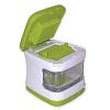 Compact Green Garlic Clear Cube Mincer Slicer Press,Dishwasher Safe Kitchen Tool