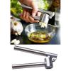 IKEA stainless steel garlic press removable insert sturdy kitchen tool KONCIS