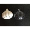 garlic storage white &amp; clear plastic garlic shaped container chef kitchen tool