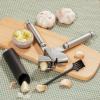 Zestkit Garlic Press and Peeler, Stainless Steel Mincer and Silicone Tube #5 small image