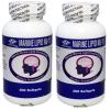 2x Marine Lipid Concentrate Omega-3,6,9 Fish Oil+Flaxseed+Garlic+Ginkgo 200 Caps