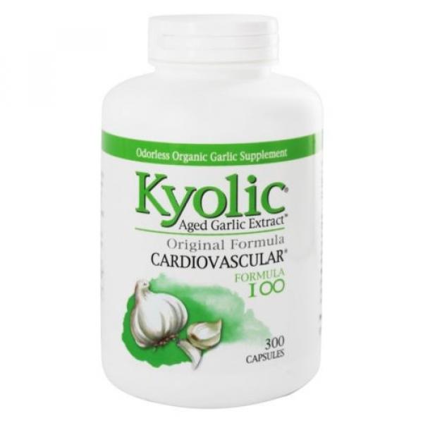 Kyolic - Formula 100 Aged Garlic Extract Cardiovascular - 300 Capsules #1 image