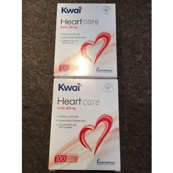 2x KWAI  HEARTCARE GARLIC 300MG TABLETS  100s  1 A DAY #1 image