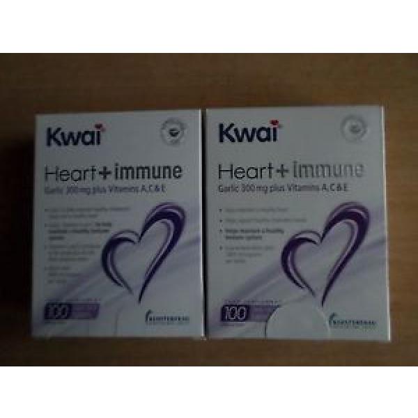 2  X KWAI  HEART+IMMUNE GARLIC 300 MG PLUS TABLETS  100s  1 A DAY 100 X 2 #1 image