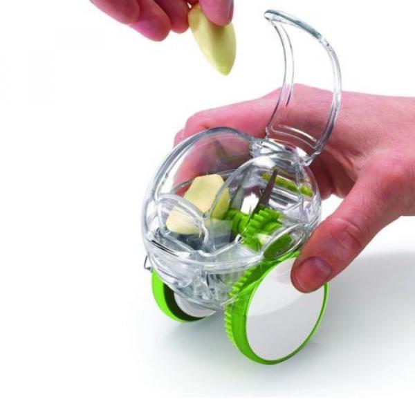 Mini Garlic Chopper Crusher Grater Peeler Stir Twist Plastic Press Ginger Cutter #1 image