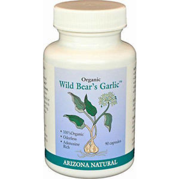 Arizona Natural Organic Wild Bear&#039;s Garlic For Blood Cleansing - 90 Capsules #1 image