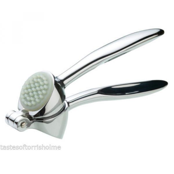 New Masterclass Deluxe Heavy Duty Stainless Steel Garlic Press Crusher #1 image