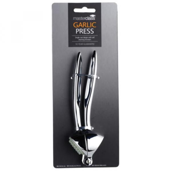 New Masterclass Deluxe Heavy Duty Stainless Steel Garlic Press Crusher #2 image