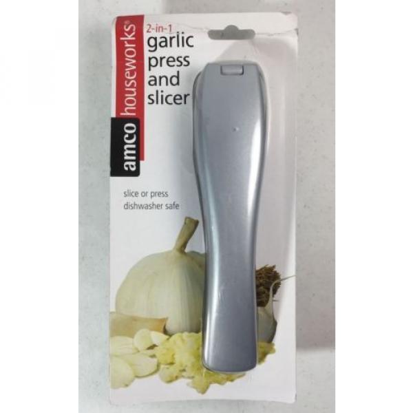 Amco Garlic Press and Slicer, Cast Zinc *New in Package &amp; Free Ship* #1 image