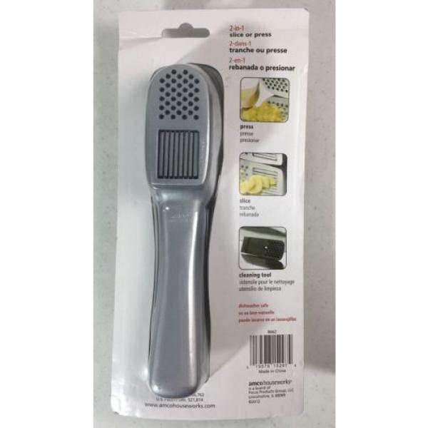 Amco Garlic Press and Slicer, Cast Zinc *New in Package &amp; Free Ship* #2 image