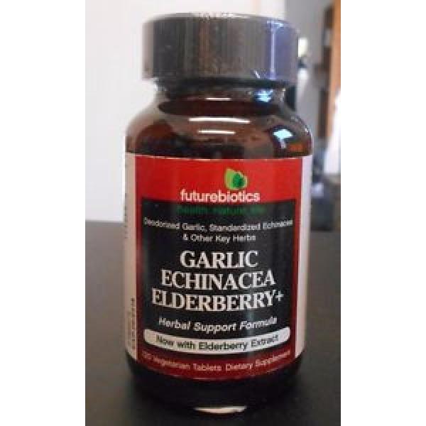 Futurebiotics Garlic Echinacea Elderberry, 120 Vegetarian Tablets #1 image