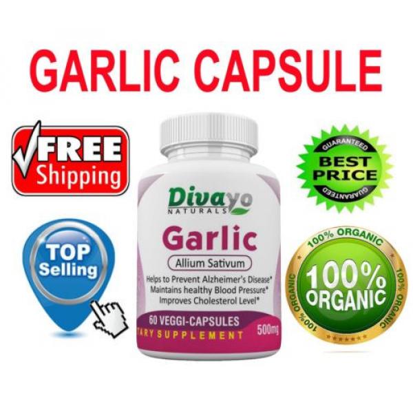 Garlic 500 mg Capsules - ALLIUM SATIVUM #1 image