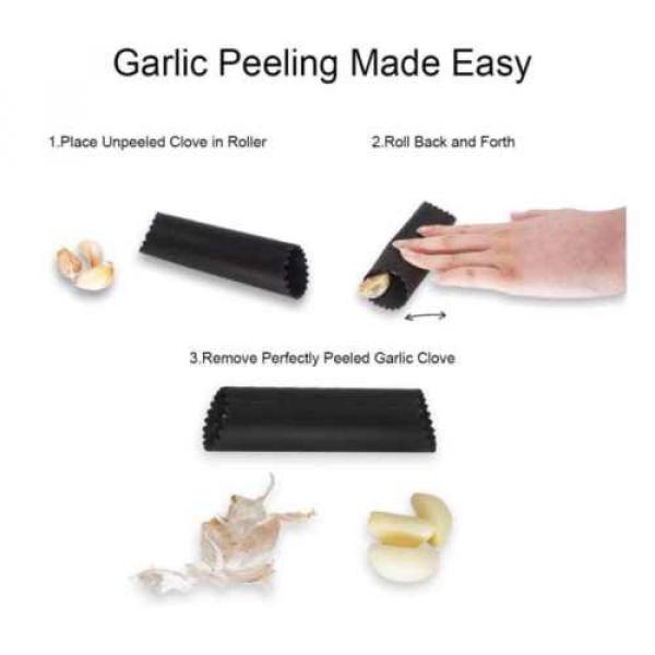 garlic press And Ginger Crusher Kitchen Tool Propresser Stainless Steel New #2 image
