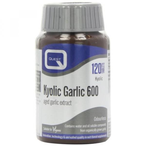 Quest Kyolic Garlic 600mg - 120 Tablets 120tabs NEW #1 image