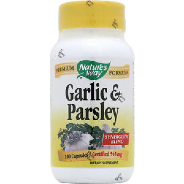 NATURES WAY - Garlic and Parsley 545 mg - 100 Capsules #1 image