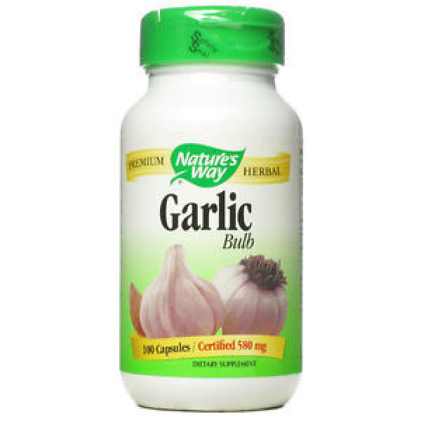 NATURES WAY - Garlic Cloves 580 mg - 100 Capsules #1 image