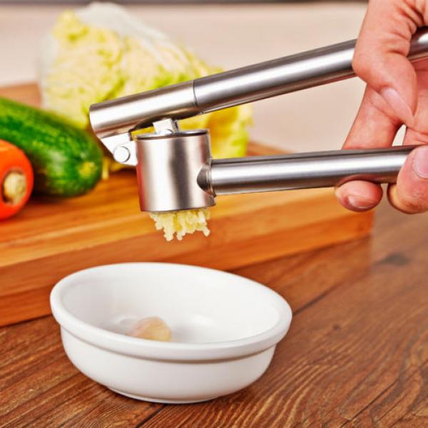 304 Stainless steel garlic press /Mincer/Crusher/Chopper Ginger press With Ease #2 image