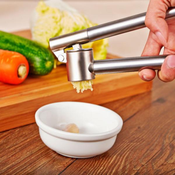 304 Stainless steel garlic press /Mincer/Crusher/Chopper Ginger press With Ease #4 image