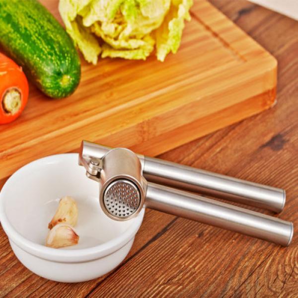 304 Stainless steel garlic press /Mincer/Crusher/Chopper Ginger press With Ease #5 image