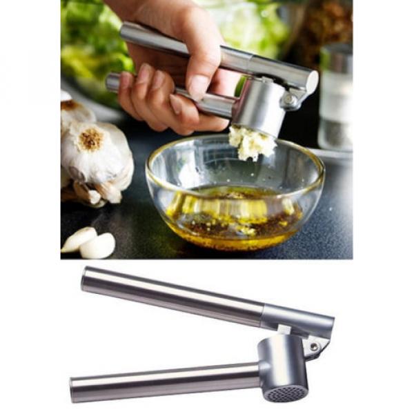 IKEA stainless steel garlic press removable insert sturdy kitchen tool KONCIS #1 image