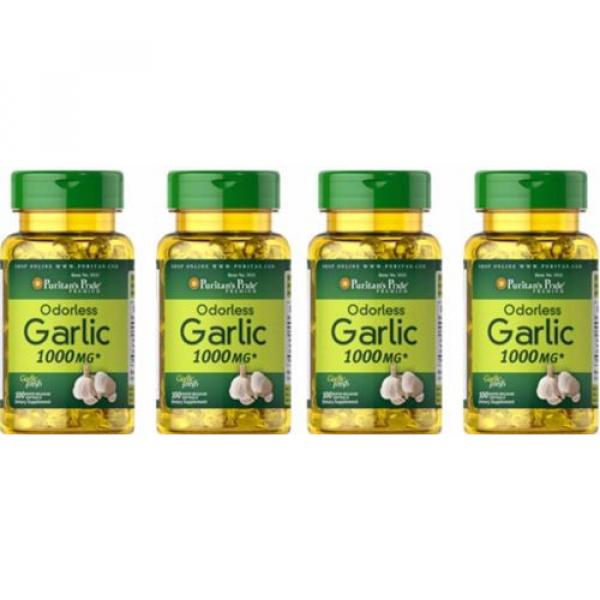 Odorless Garlic 1000 mg Cholesterol Health 200 Caps Antioxidant Pills Fresh 2019 #4 image