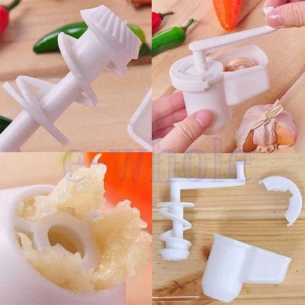 Multifunctional Garlic Ginger Crusher Grinder Press Rotate Kitchen Gadget TW #3 image