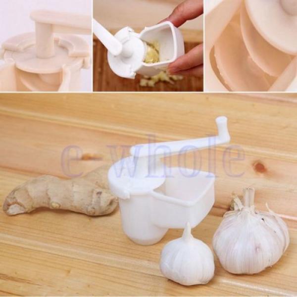Multifunctional Garlic Ginger Crusher Grinder Press Rotate Kitchen Gadget TW #4 image