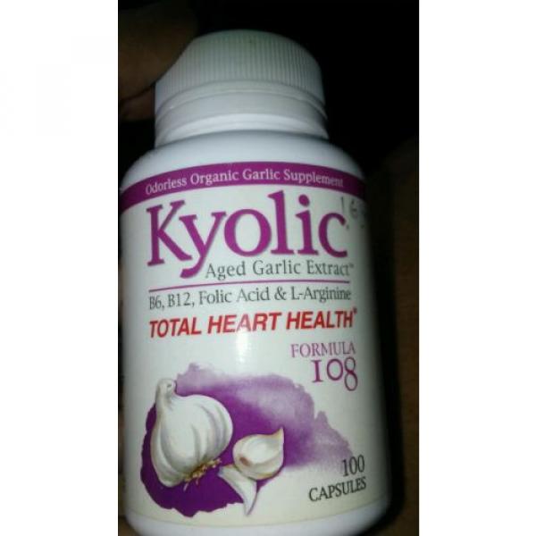 Kyolic Aged Garlic Extract Total Heart Health Formula 108 - 100 Capsules #1 image