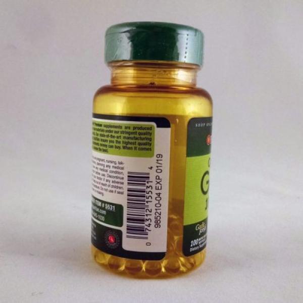 Puritan&#039;s Pride Odorless Garlic 1000 mg 100 softgels dietary supplement herb #4 image
