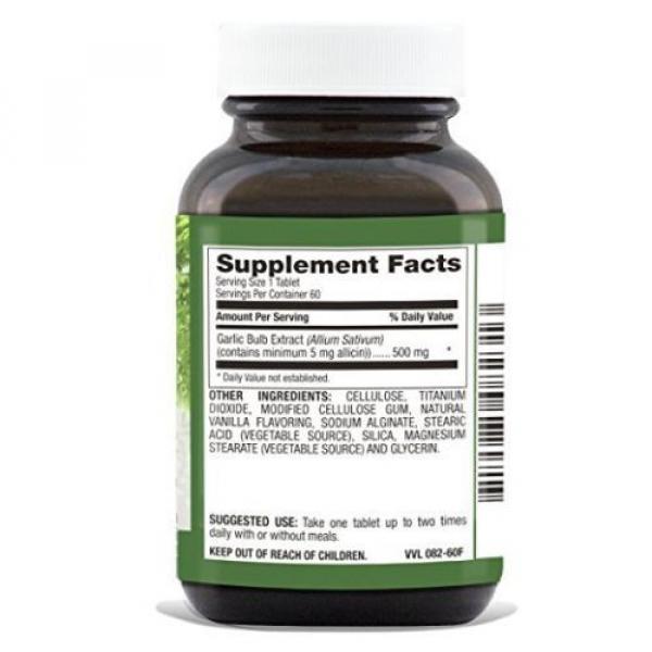 Natural Nutra High Allicin Garlic Supplement, Odorless, Enteric Coated, 500 mg #2 image