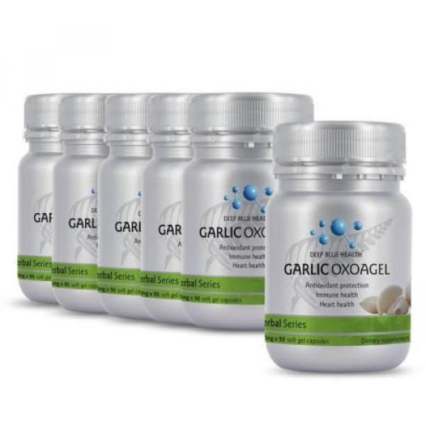 Garlic (540 caps) Heart Health New Zealand Buy 5 get 1 FREE! Deep Blue Health #1 image