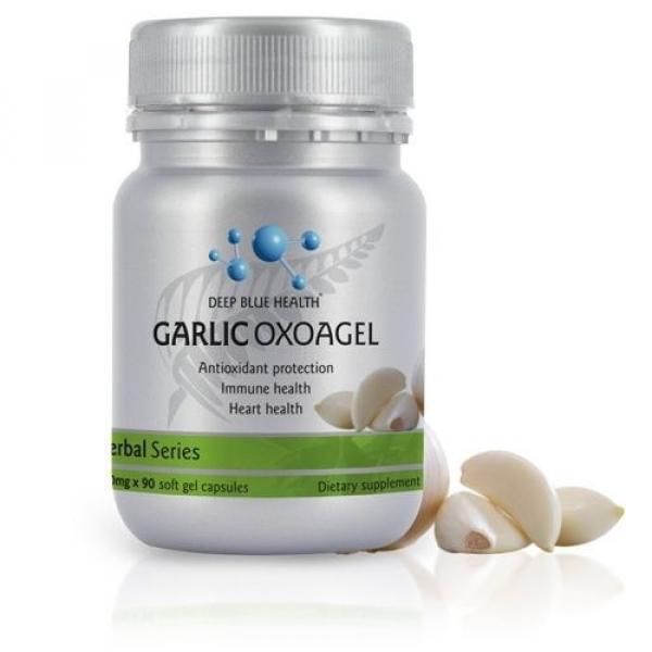 Garlic (540 caps) Heart Health New Zealand Buy 5 get 1 FREE! Deep Blue Health #3 image