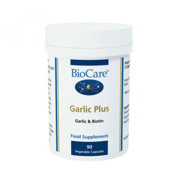 BioCare Garlic Plus with Biotin, 90 Vegetarians Capsules ( Best Before 04/2017 ) #1 image