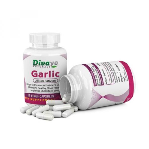 Divayo Naturals Garlic 500 mg Capsules Improves Cholesterol Level #2 image